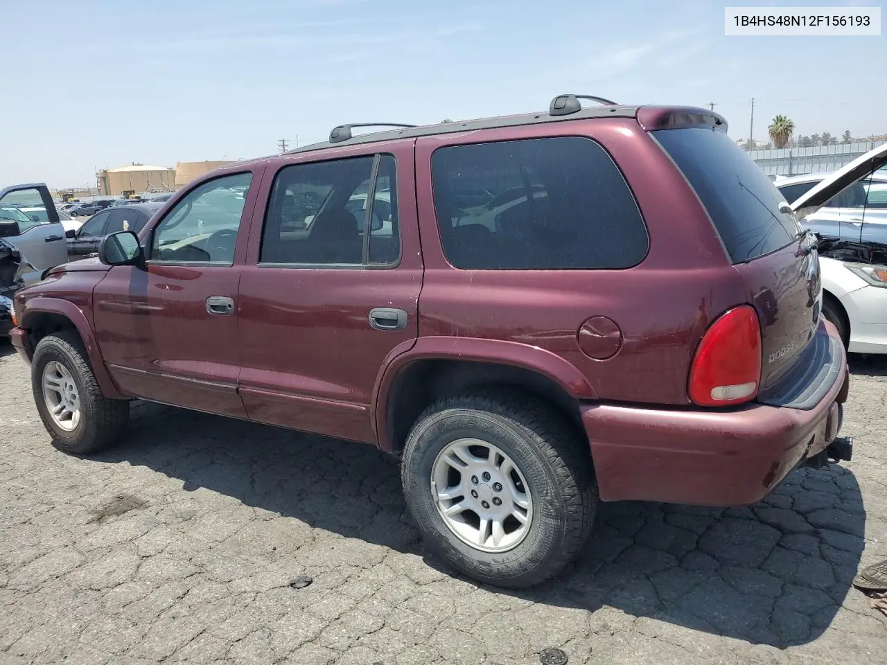 2002 Dodge Durango Slt VIN: 1B4HS48N12F156193 Lot: 60462705