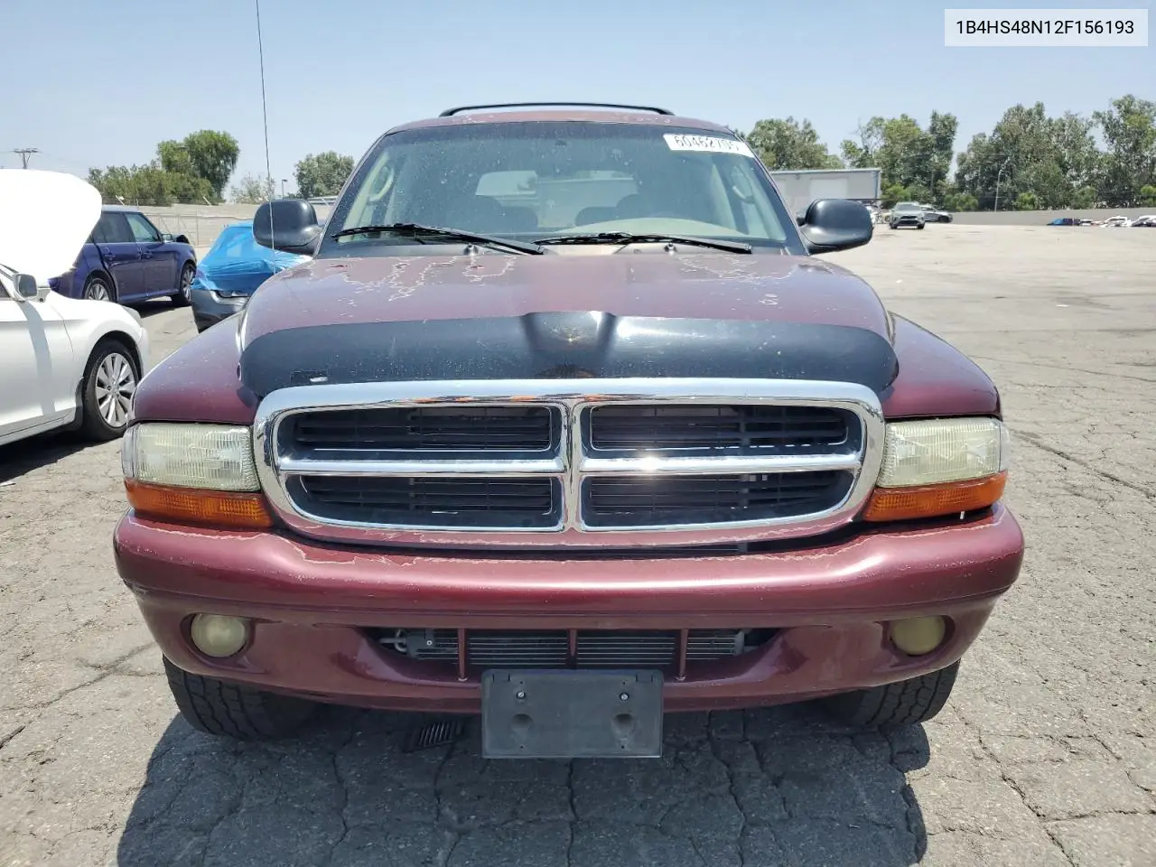 2002 Dodge Durango Slt VIN: 1B4HS48N12F156193 Lot: 60462705