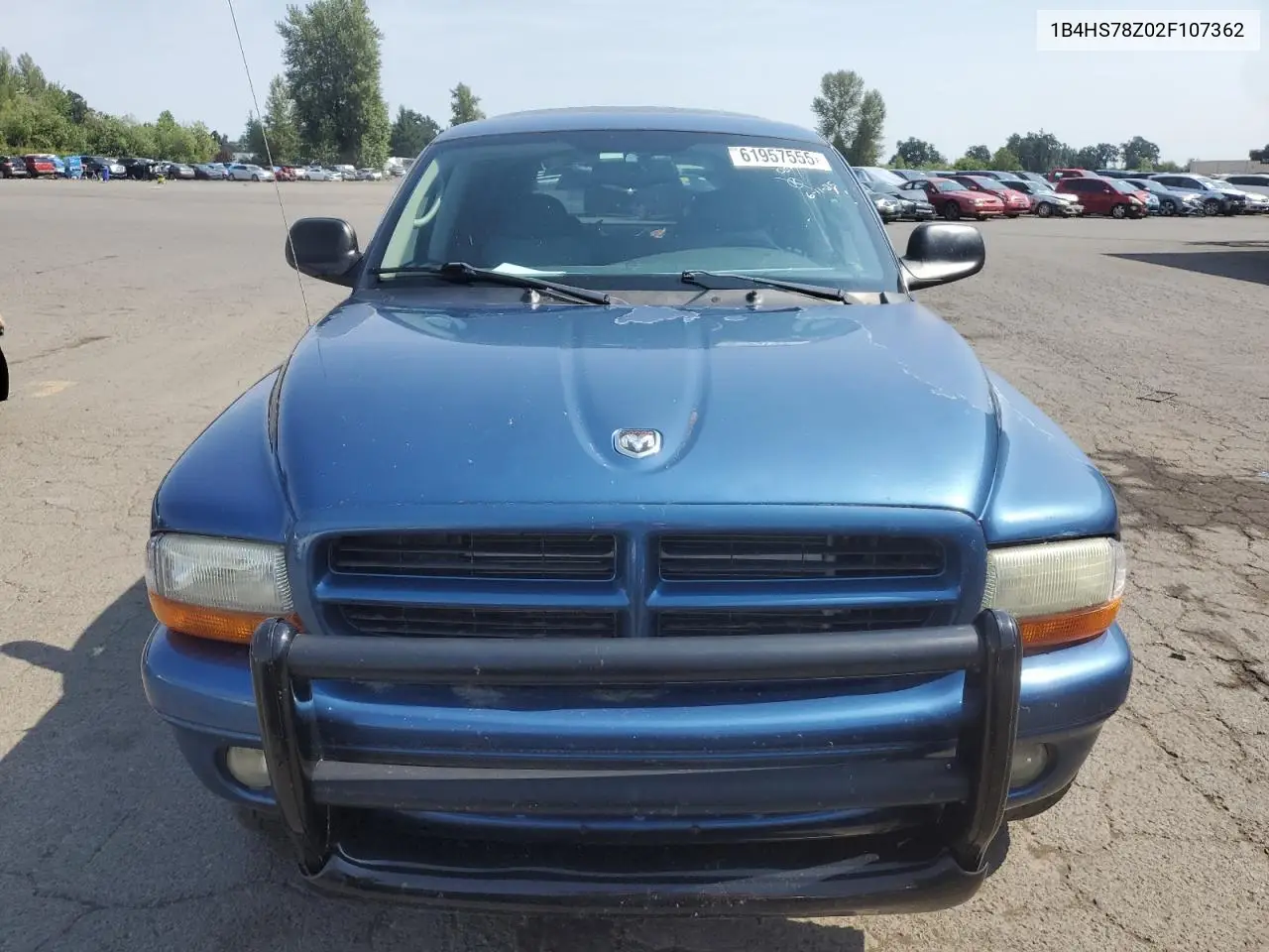 2002 Dodge Durango R/T VIN: 1B4HS78Z02F107362 Lot: 61957555