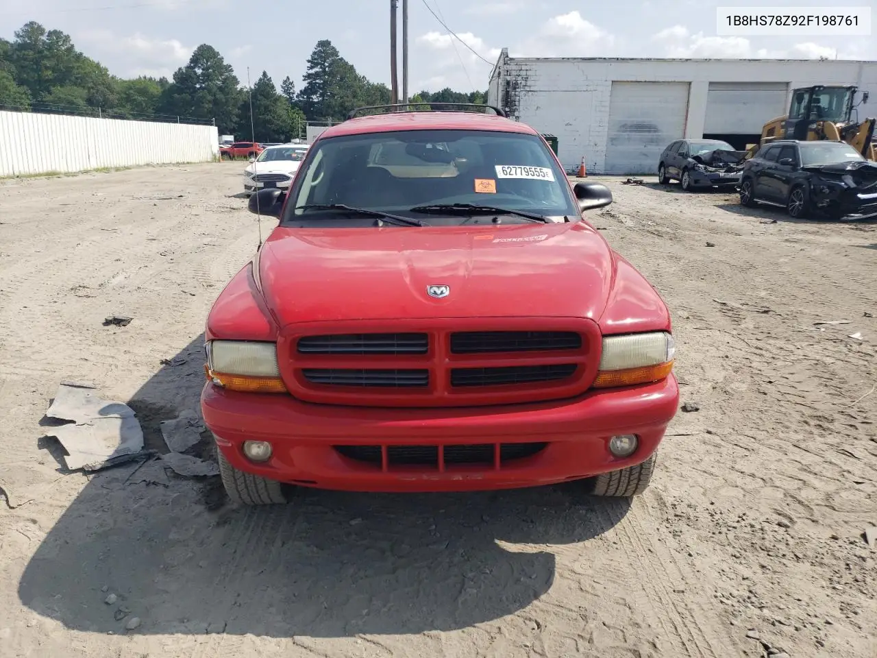 2002 Dodge Durango R/T VIN: 1B8HS78Z92F198761 Lot: 62779555