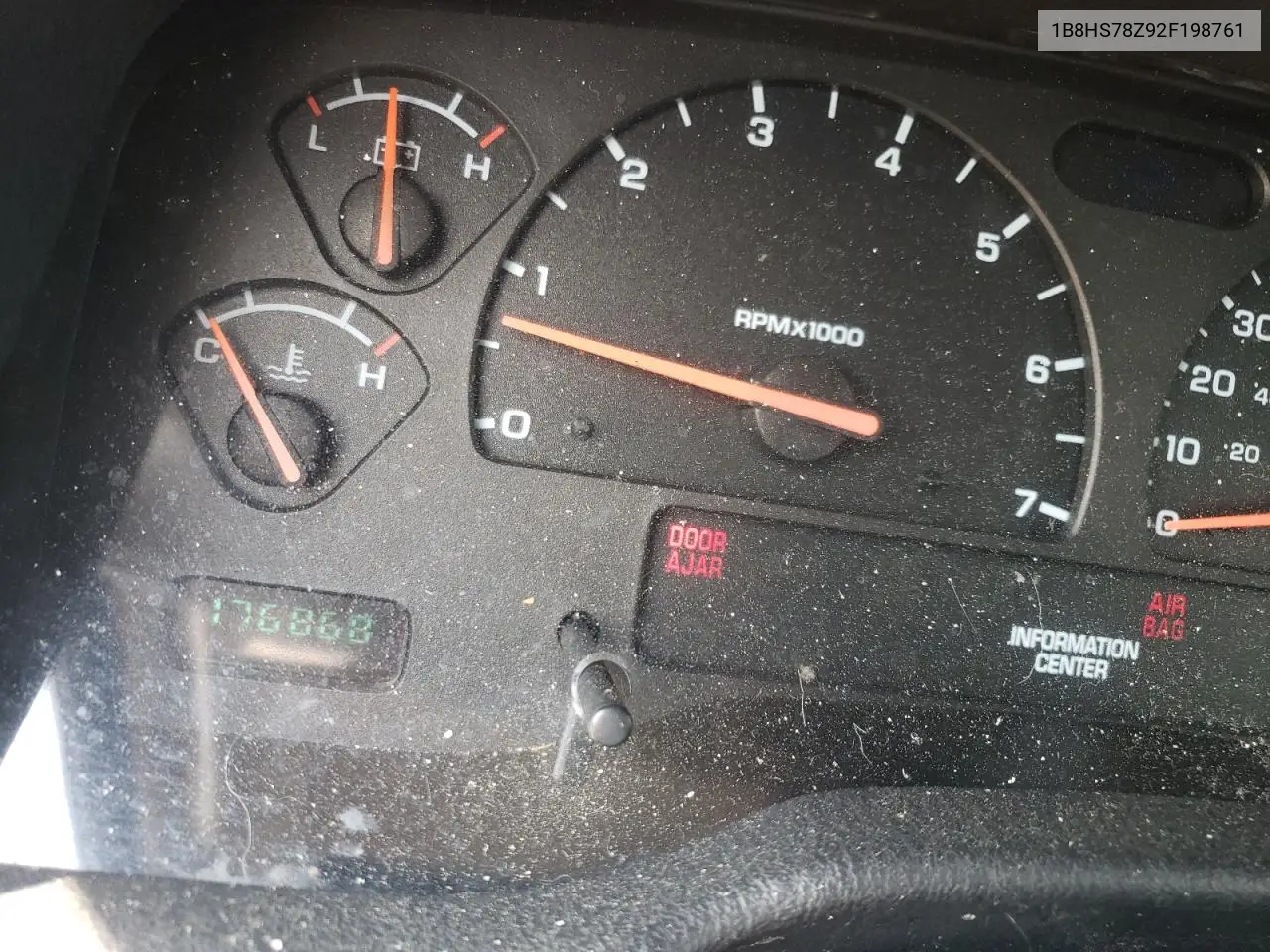 2002 Dodge Durango R/T VIN: 1B8HS78Z92F198761 Lot: 62779555