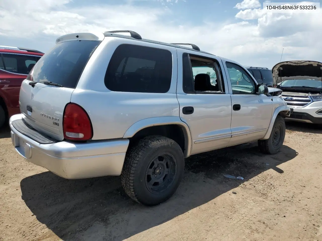2003 Dodge Durango Slt VIN: 1D4HS48N63F533236 Lot: 61051625