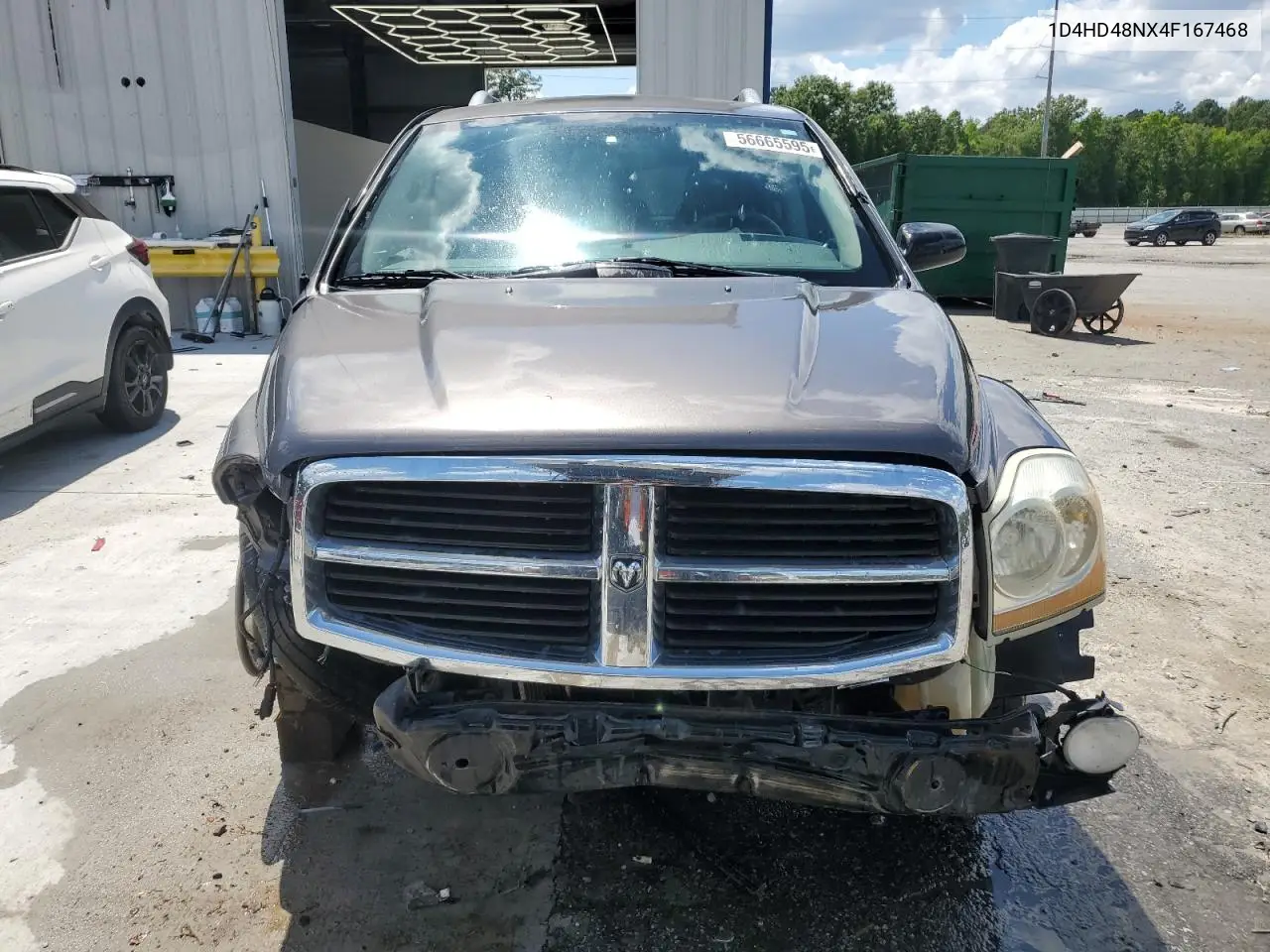 2004 Dodge Durango Slt VIN: 1D4HD48NX4F167468 Lot: 56665595