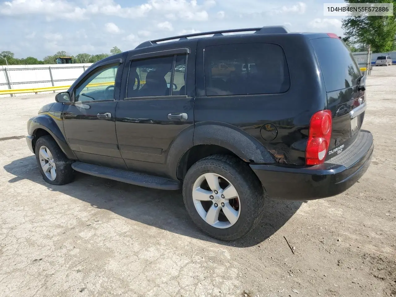 2005 Dodge Durango Slt VIN: 1D4HB48N55F572886 Lot: 55037755