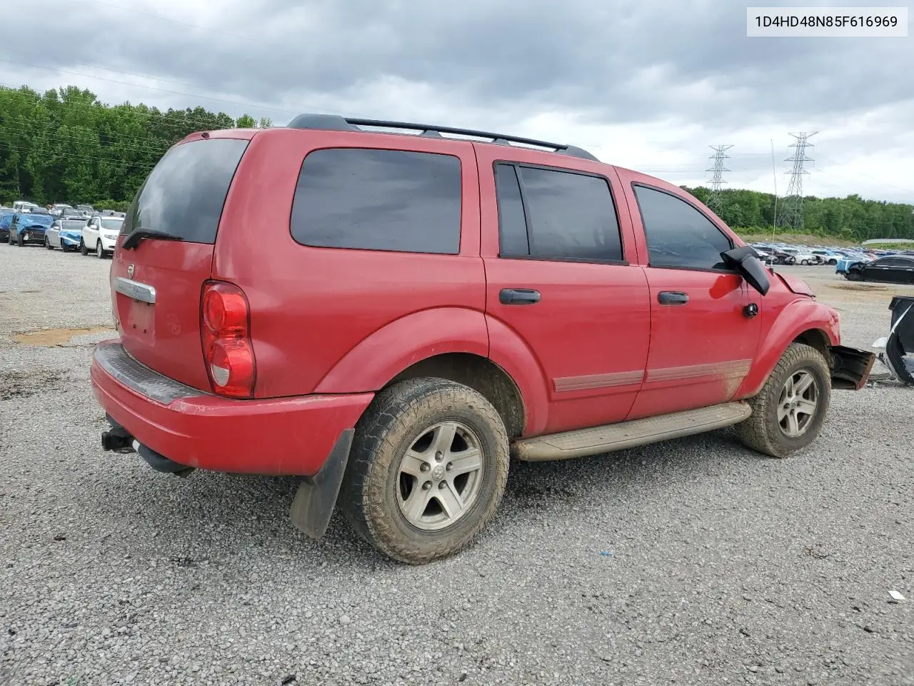 2005 Dodge Durango Slt VIN: 1D4HD48N85F616969 Lot: 55421275