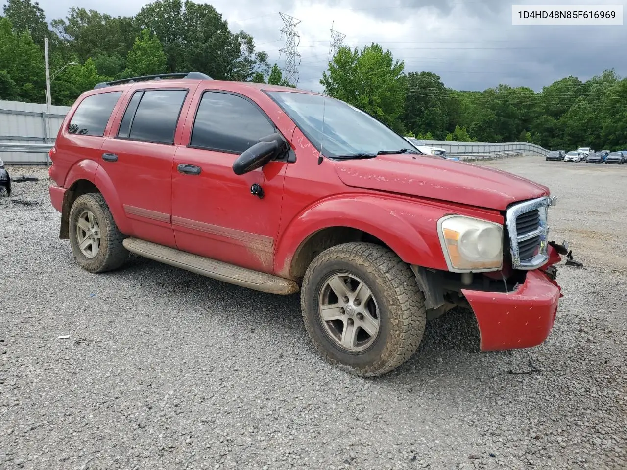 2005 Dodge Durango Slt VIN: 1D4HD48N85F616969 Lot: 55421275
