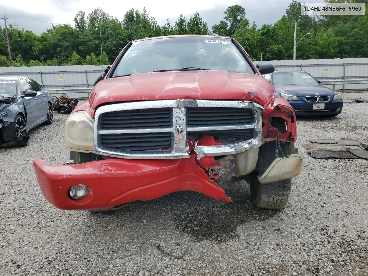 2005 Dodge Durango Slt VIN: 1D4HD48N85F616969 Lot: 55421275