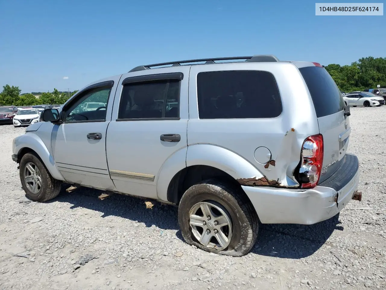2005 Dodge Durango Slt VIN: 1D4HB48D25F624174 Lot: 55631094