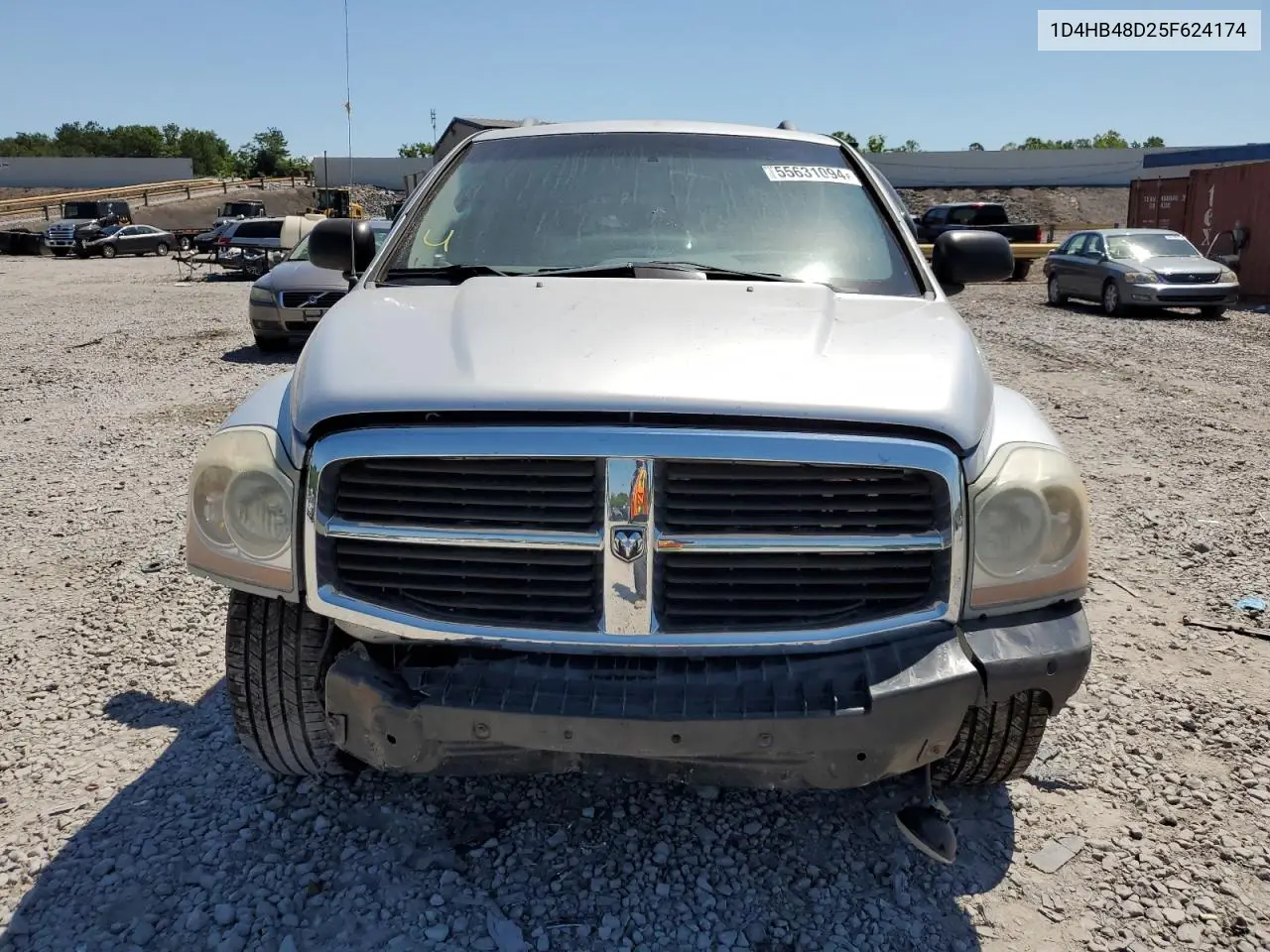 2005 Dodge Durango Slt VIN: 1D4HB48D25F624174 Lot: 55631094