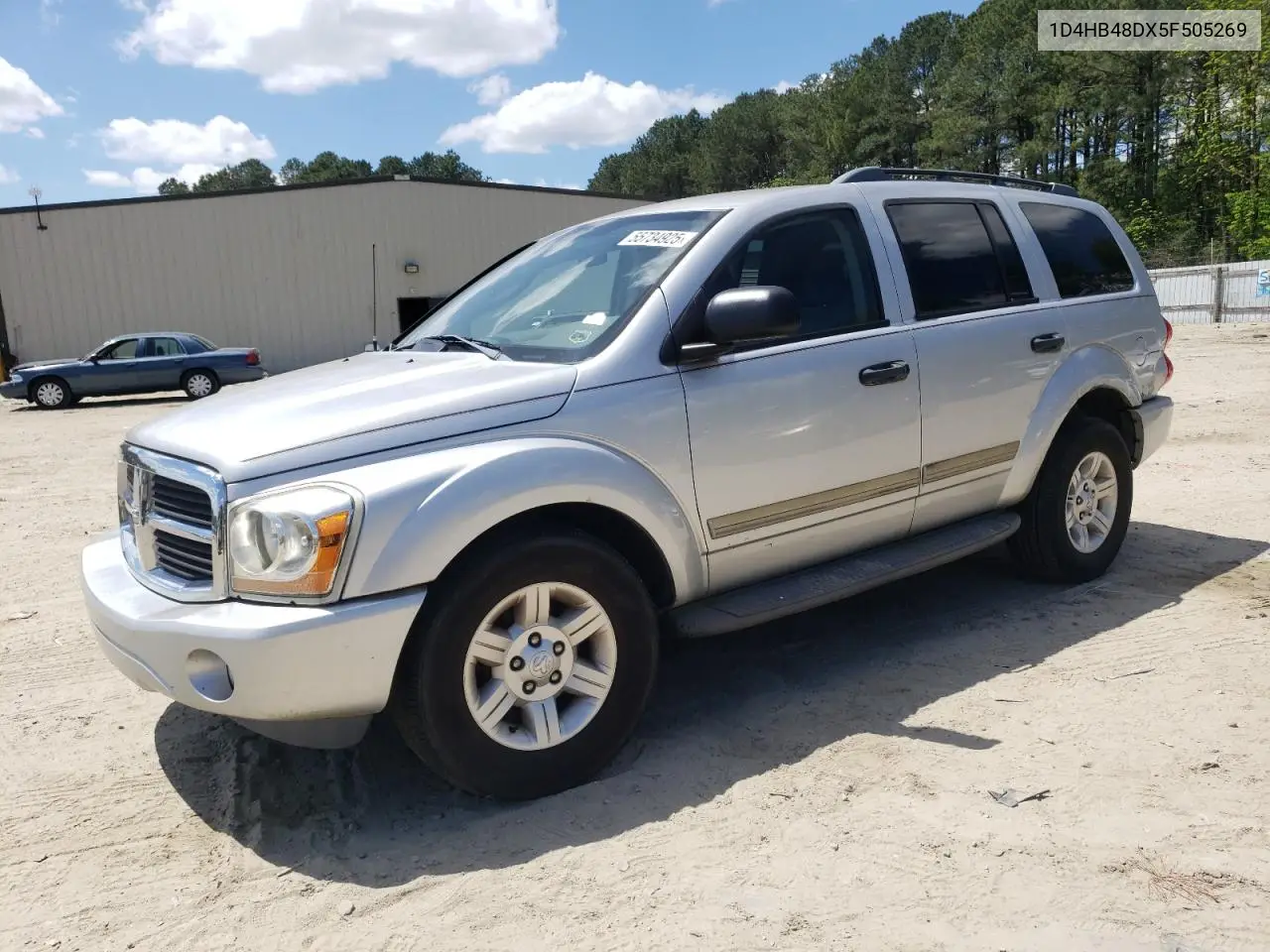 2005 Dodge Durango Slt VIN: 1D4HB48DX5F505269 Lot: 55734925