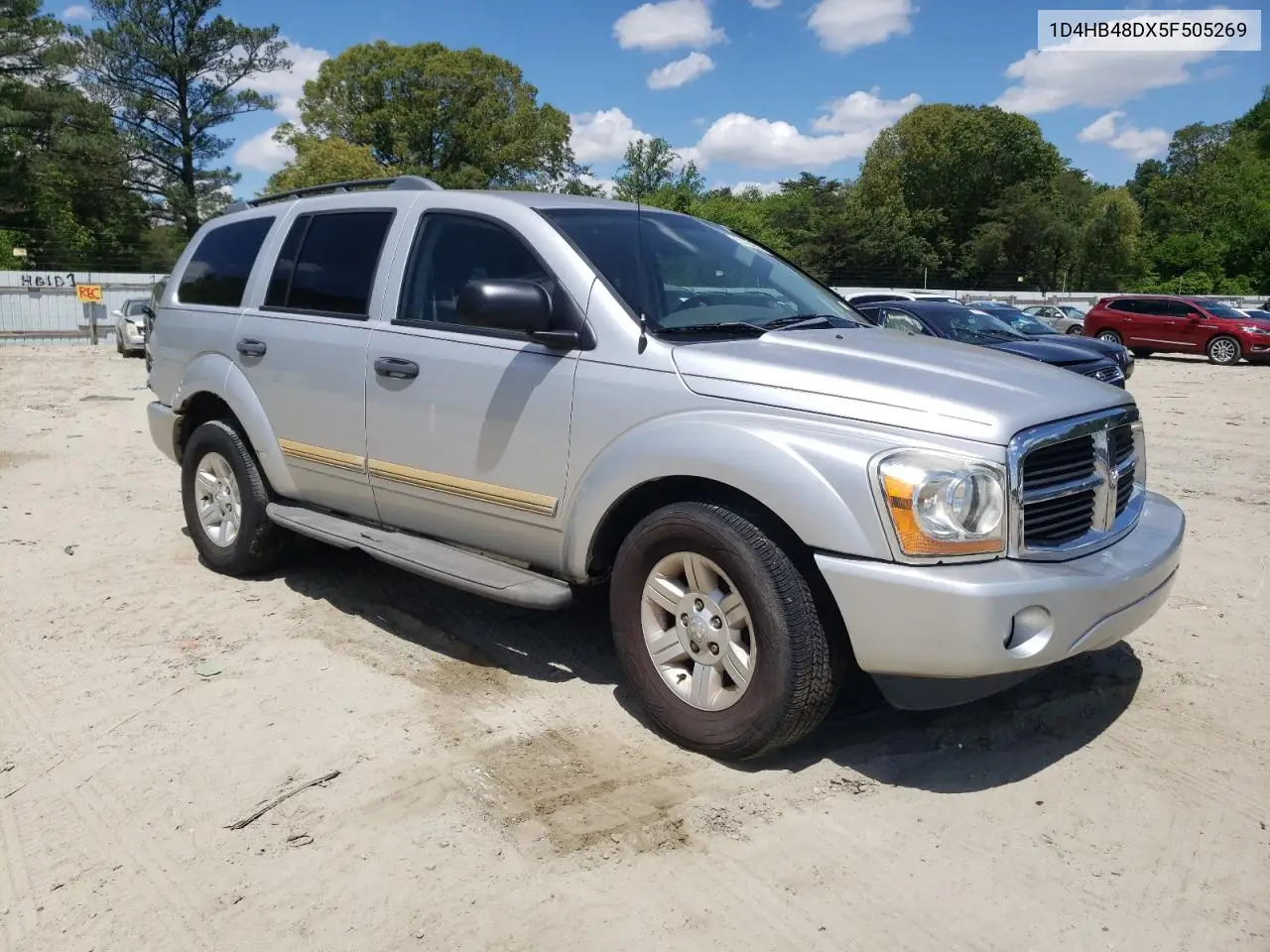 2005 Dodge Durango Slt VIN: 1D4HB48DX5F505269 Lot: 55734925