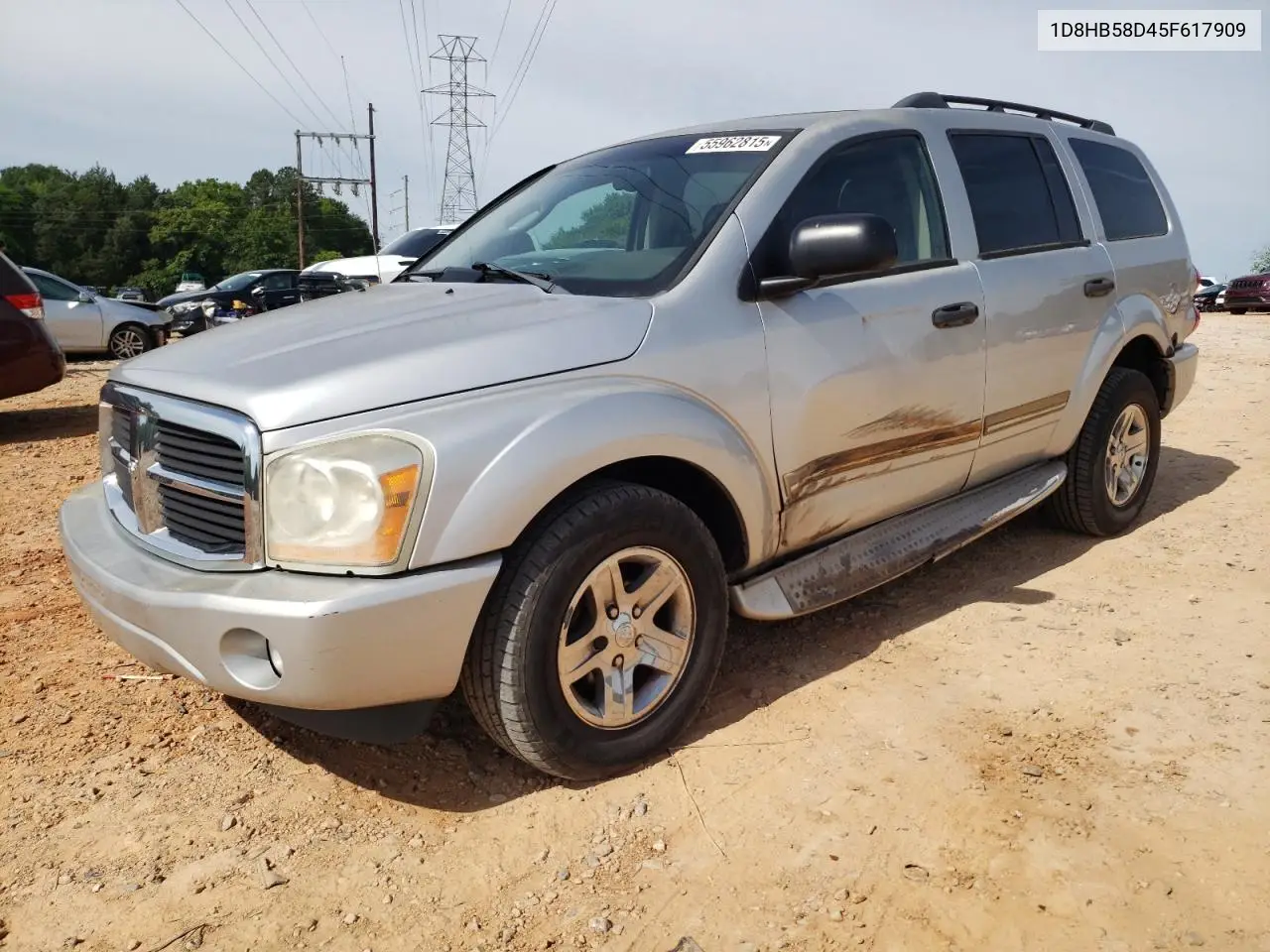 2005 Dodge Durango Limited VIN: 1D8HB58D45F617909 Lot: 55962815