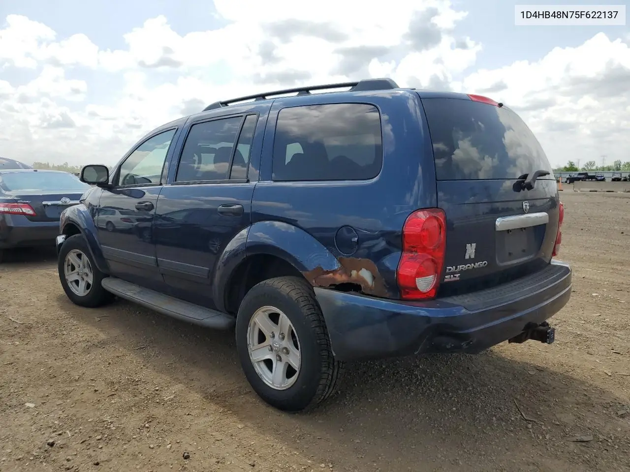 2005 Dodge Durango Slt VIN: 1D4HB48N75F622137 Lot: 61462815