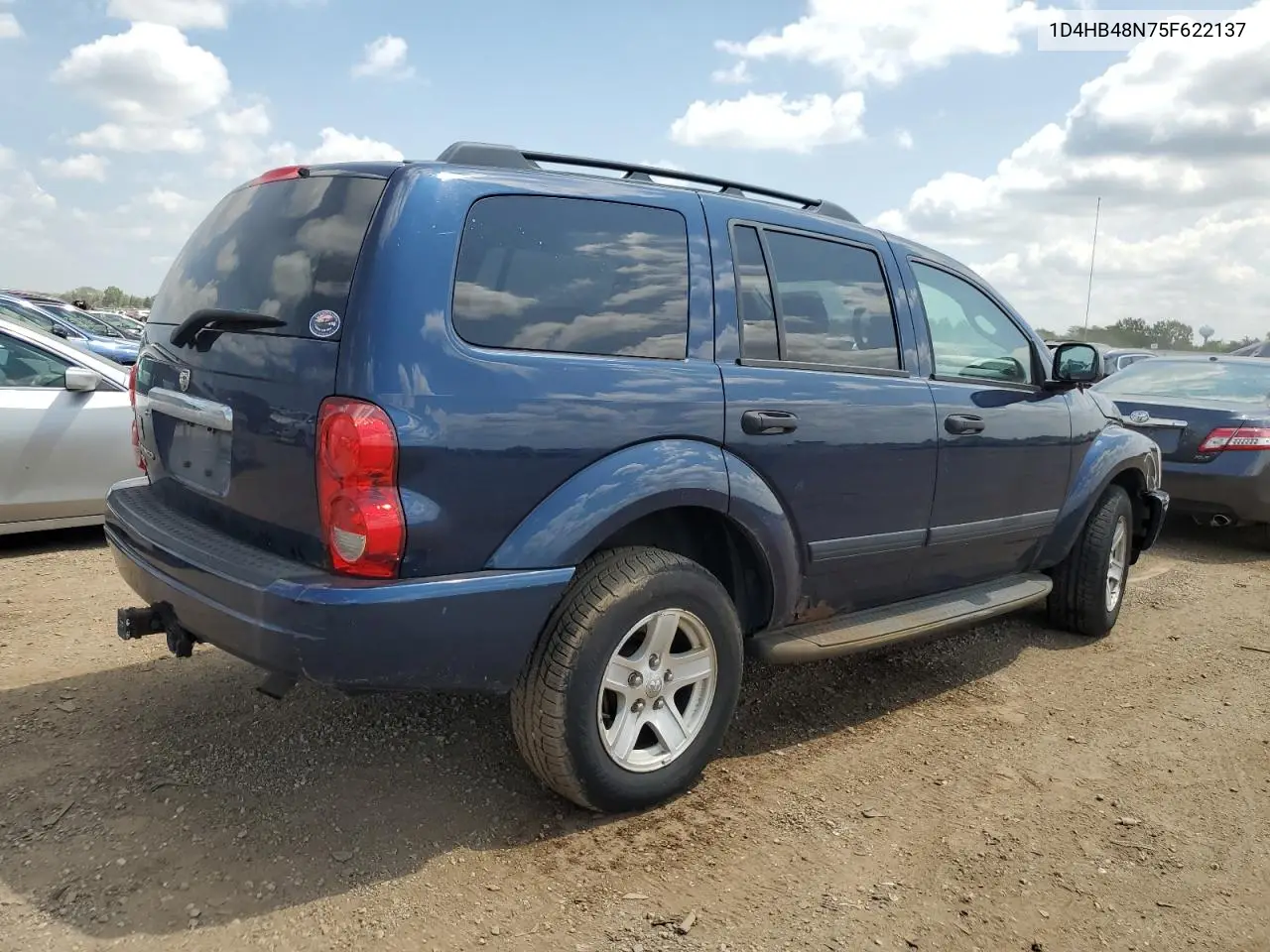 2005 Dodge Durango Slt VIN: 1D4HB48N75F622137 Lot: 61462815