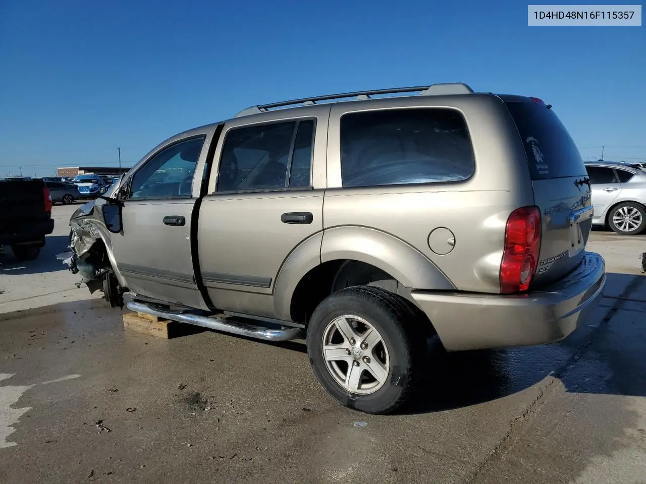 2006 Dodge Durango Slt VIN: 1D4HD48N16F115357 Lot: 47210515