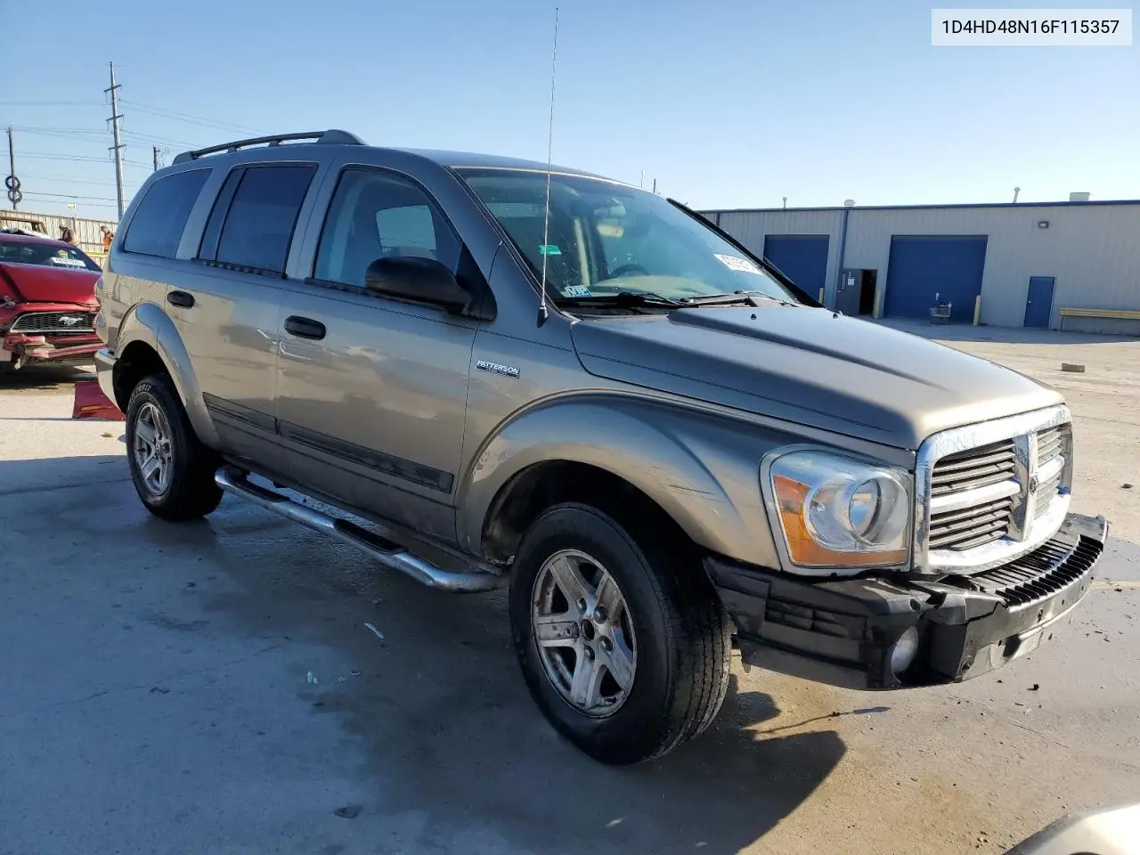 2006 Dodge Durango Slt VIN: 1D4HD48N16F115357 Lot: 47210515