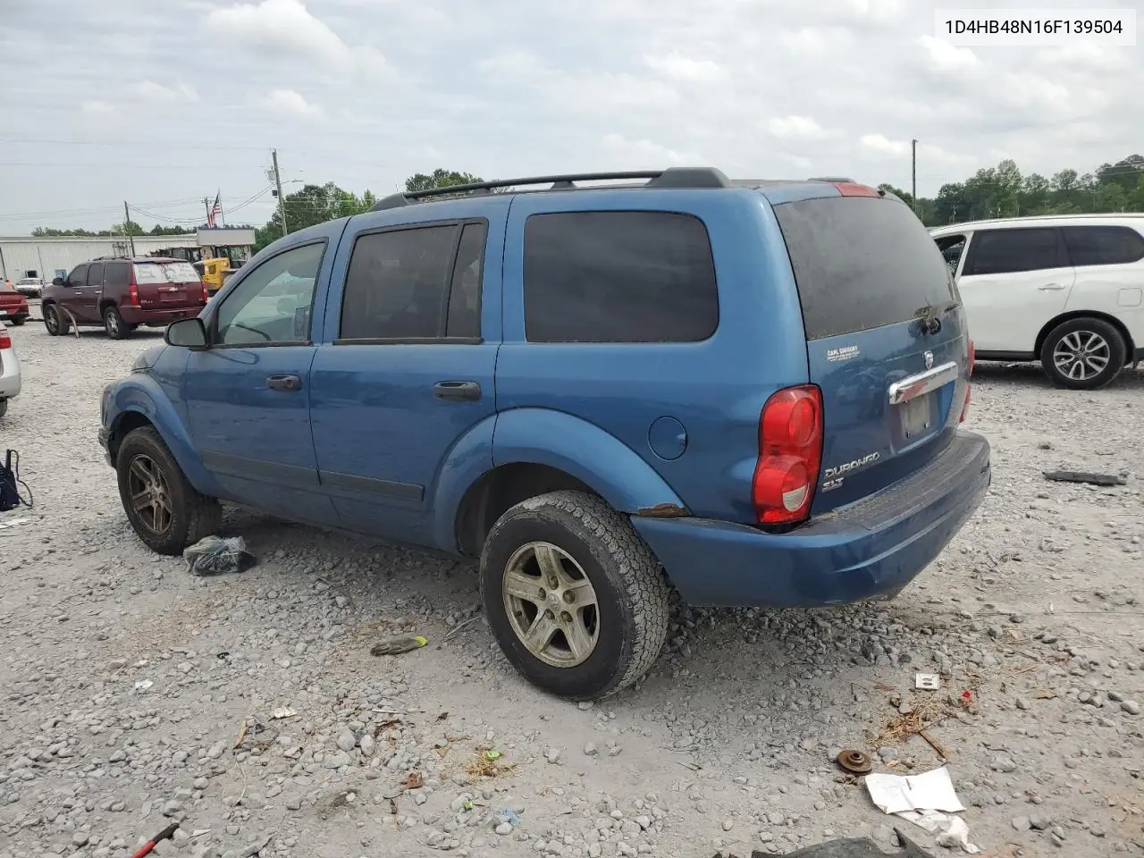 2006 Dodge Durango Slt VIN: 1D4HB48N16F139504 Lot: 54258885