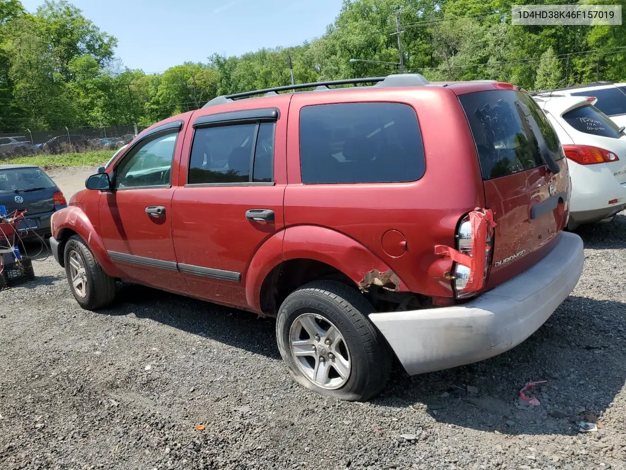 2006 Dodge Durango Sxt VIN: 1D4HD38K46F157019 Lot: 55395815