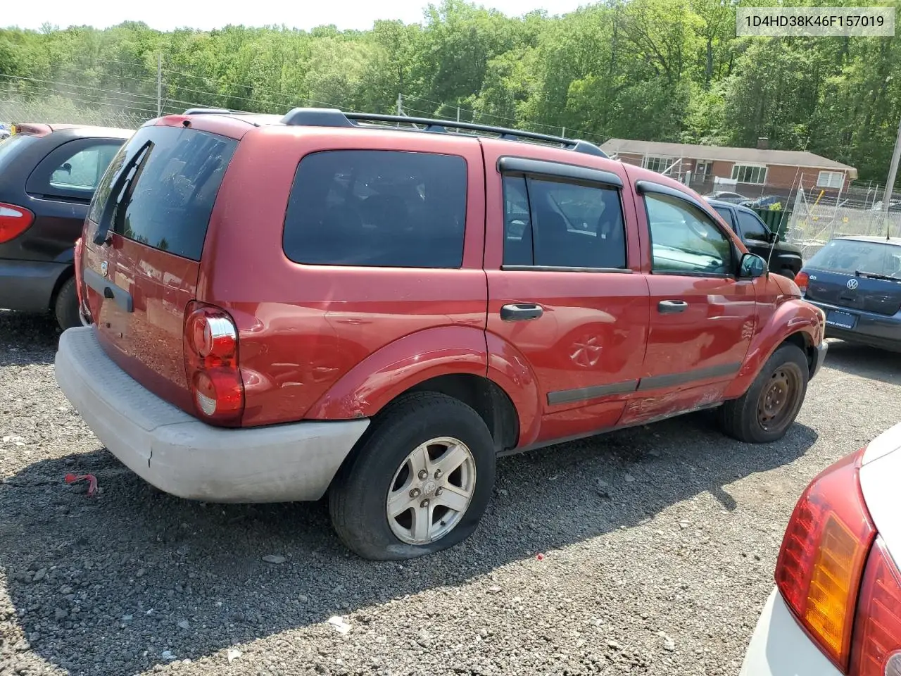 2006 Dodge Durango Sxt VIN: 1D4HD38K46F157019 Lot: 55395815