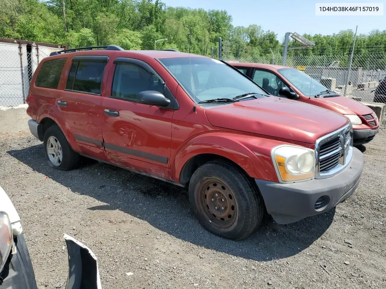 2006 Dodge Durango Sxt VIN: 1D4HD38K46F157019 Lot: 55395815