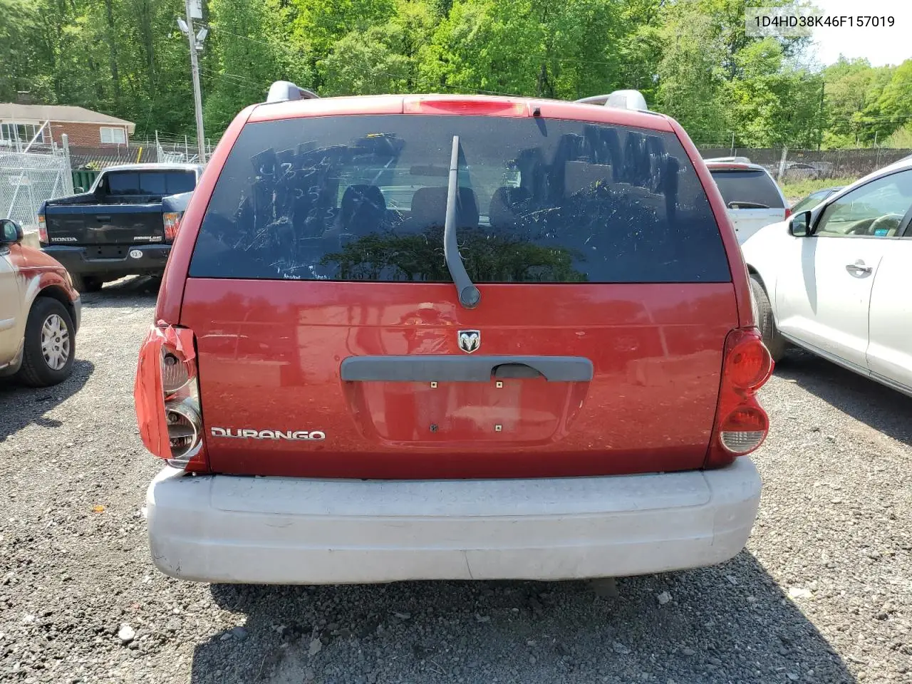 2006 Dodge Durango Sxt VIN: 1D4HD38K46F157019 Lot: 55395815