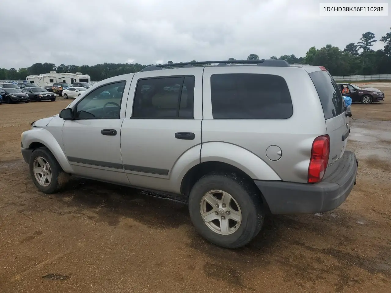 2006 Dodge Durango Sxt VIN: 1D4HD38K56F110288 Lot: 56121375