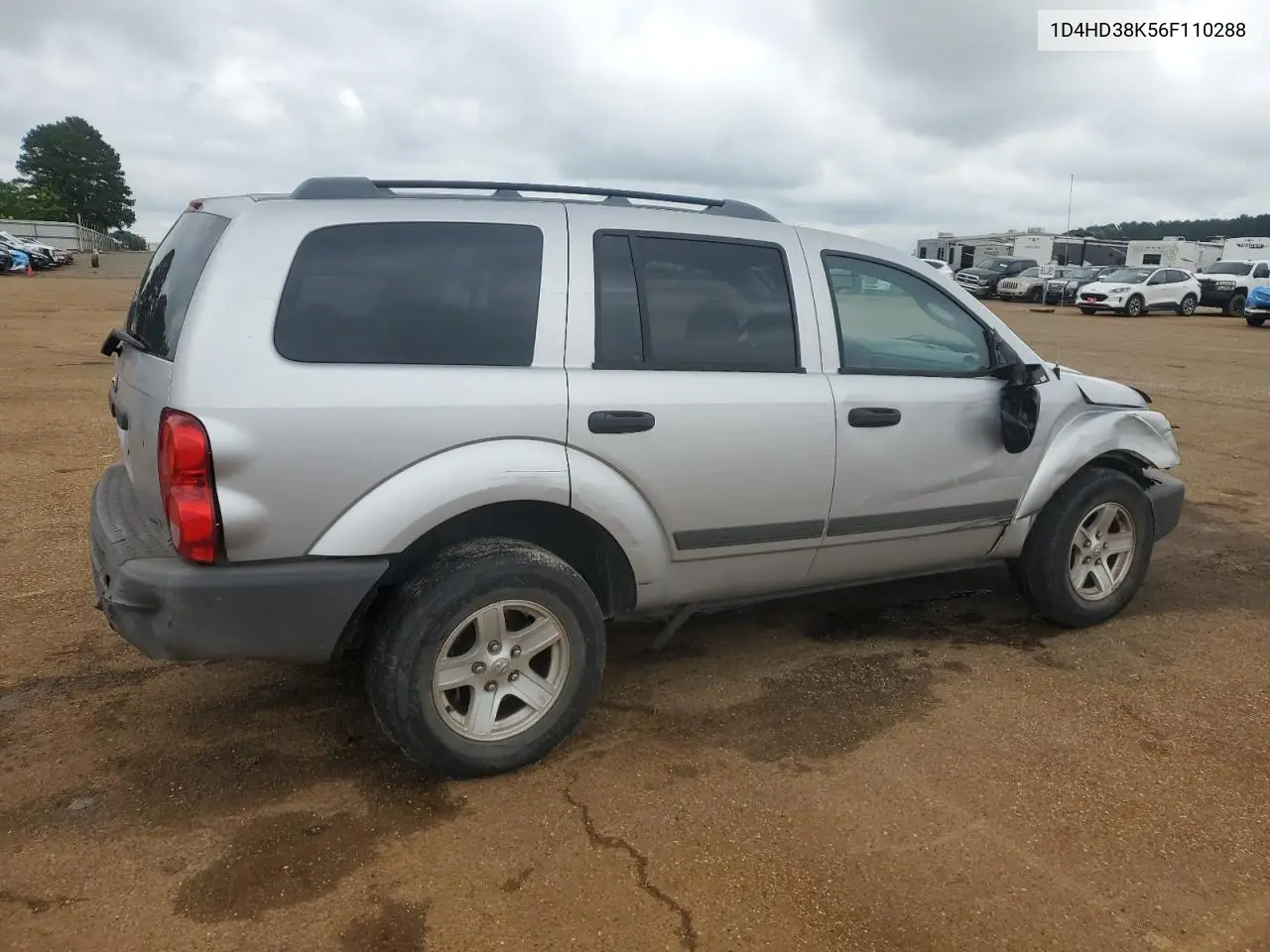 2006 Dodge Durango Sxt VIN: 1D4HD38K56F110288 Lot: 56121375