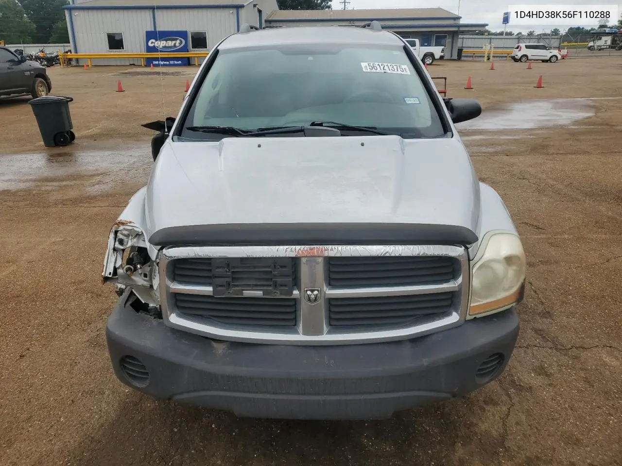 2006 Dodge Durango Sxt VIN: 1D4HD38K56F110288 Lot: 56121375