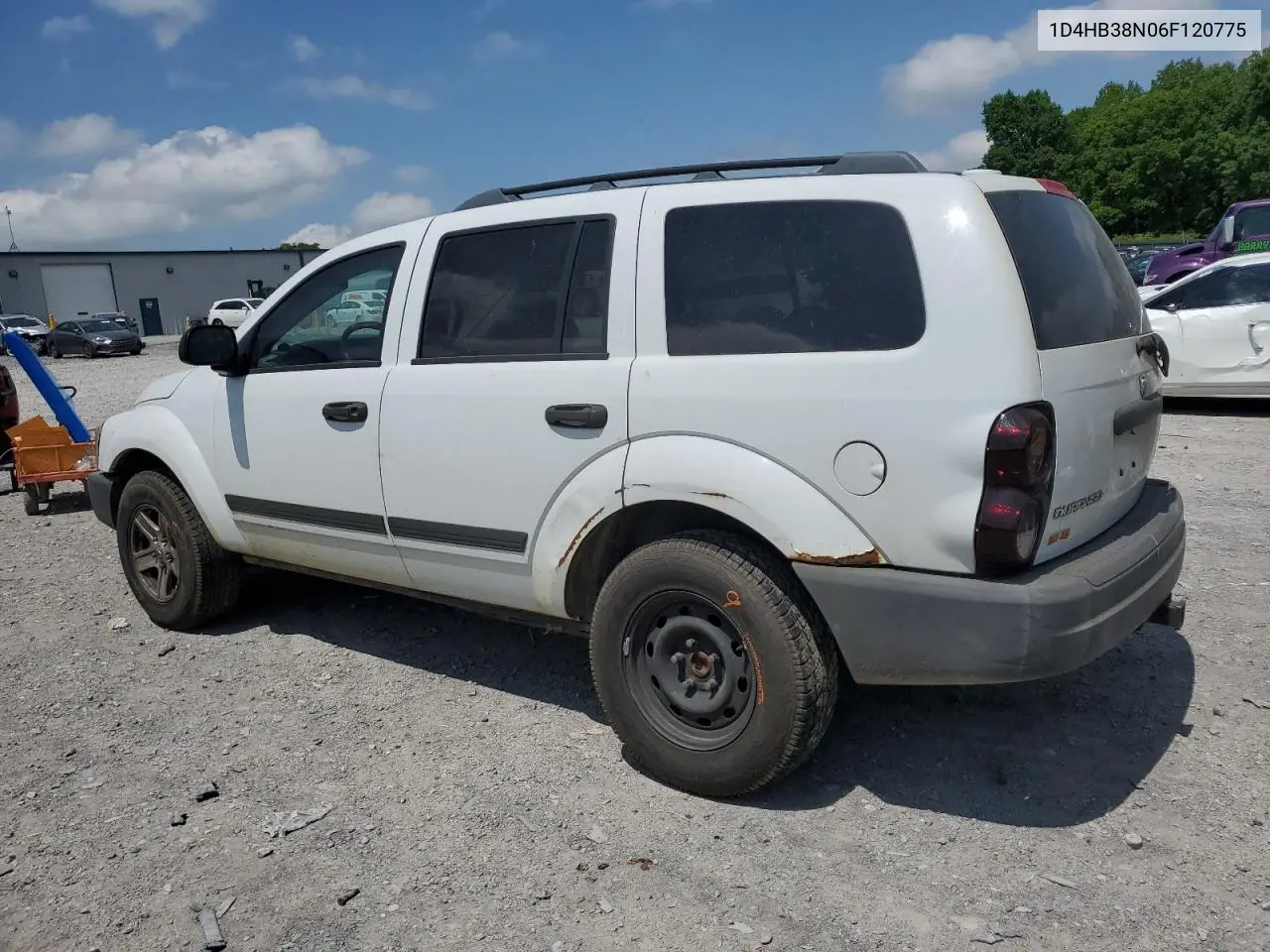 2006 Dodge Durango Sxt VIN: 1D4HB38N06F120775 Lot: 56204195