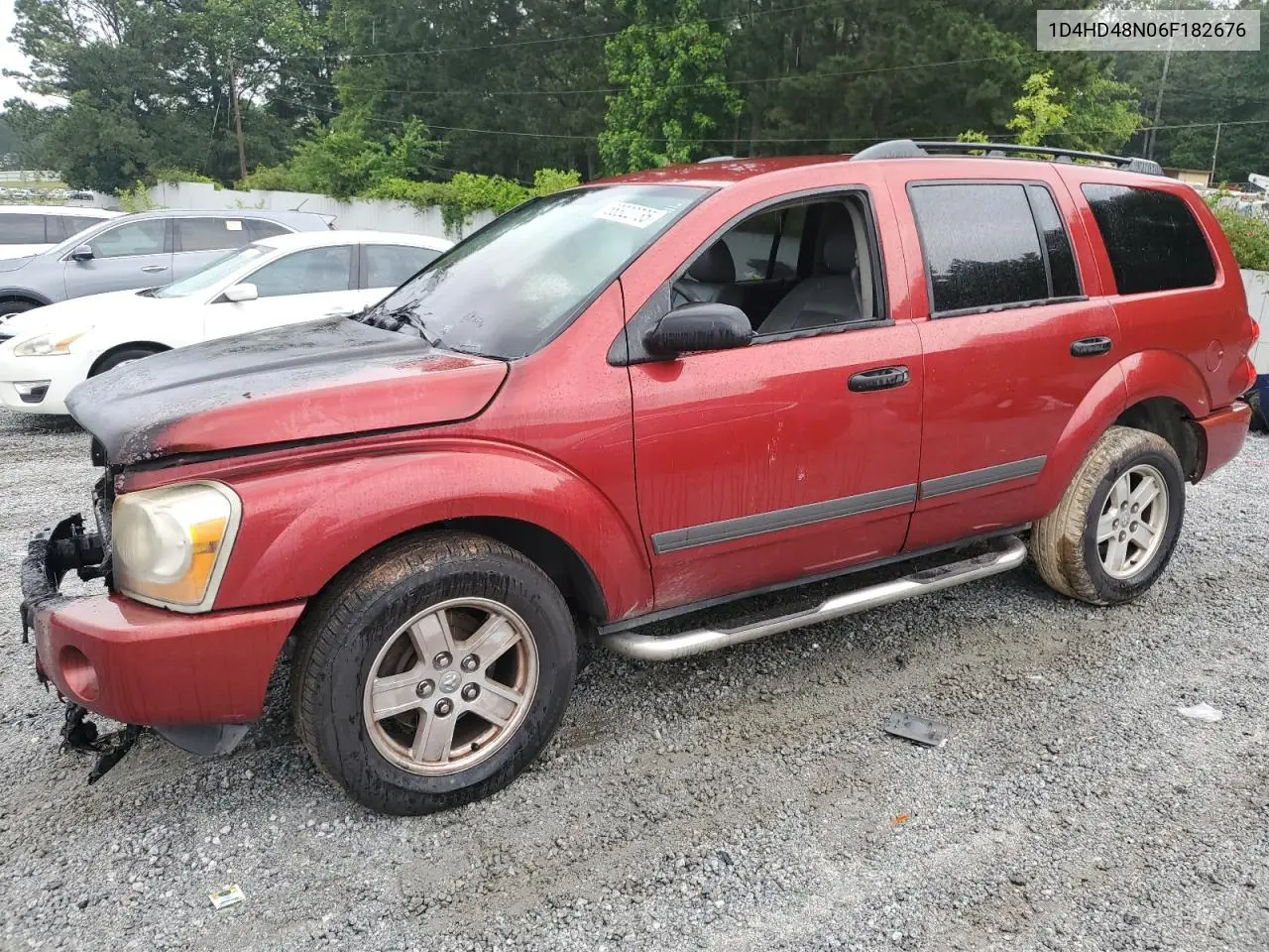 2006 Dodge Durango Slt VIN: 1D4HD48N06F182676 Lot: 58322735