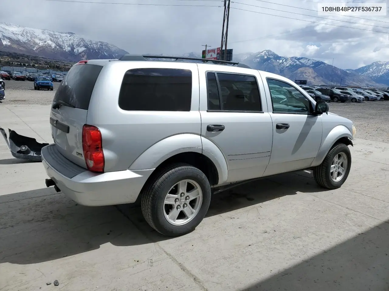 2007 Dodge Durango Slt VIN: 1D8HB48P27F536737 Lot: 51980865
