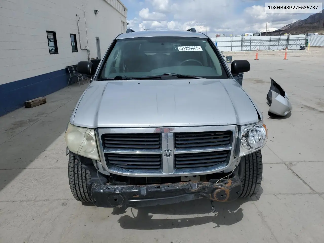 2007 Dodge Durango Slt VIN: 1D8HB48P27F536737 Lot: 51980865