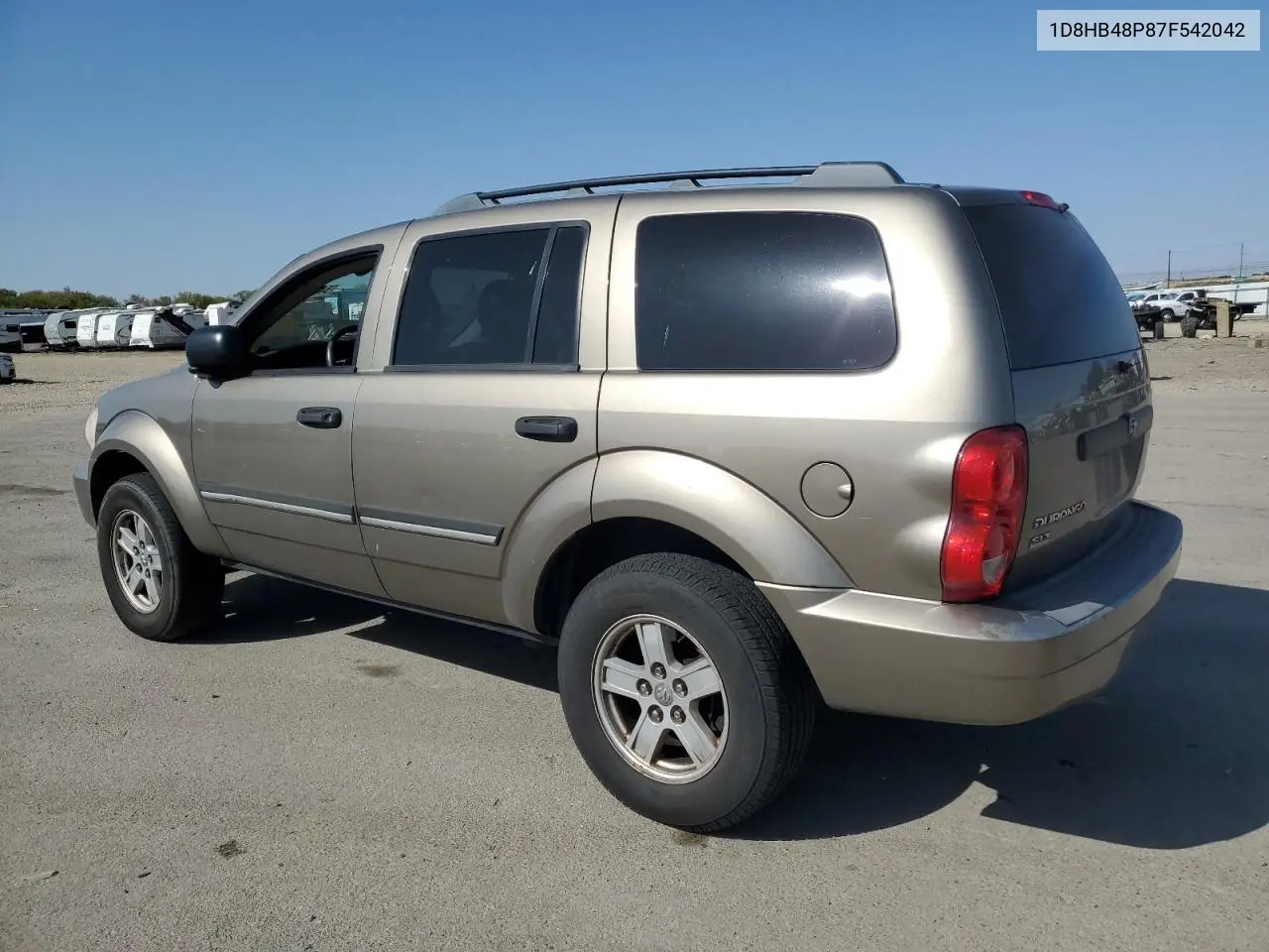 2007 Dodge Durango Slt VIN: 1D8HB48P87F542042 Lot: 54558055