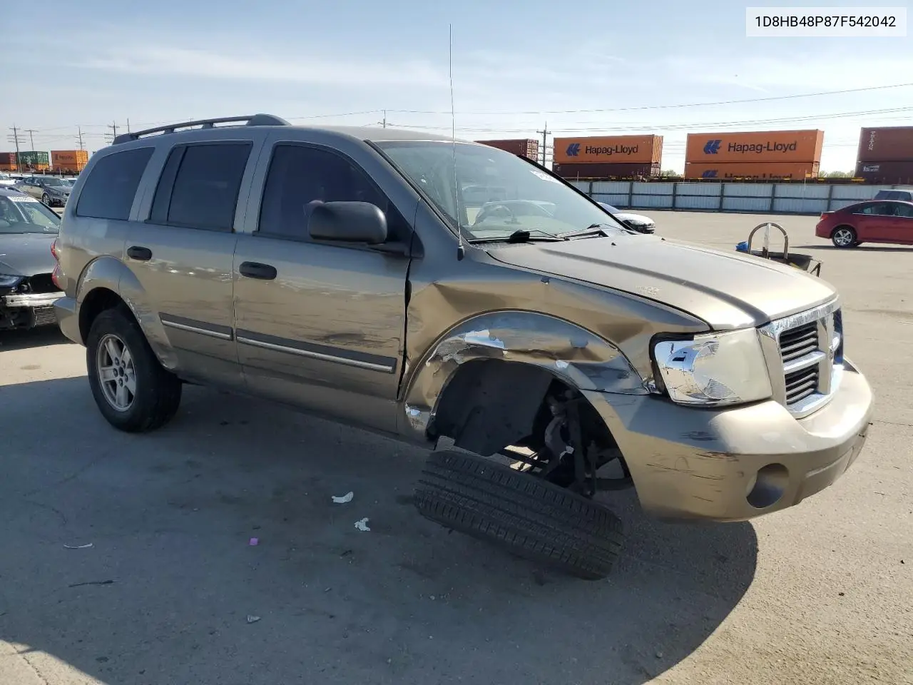 2007 Dodge Durango Slt VIN: 1D8HB48P87F542042 Lot: 54558055