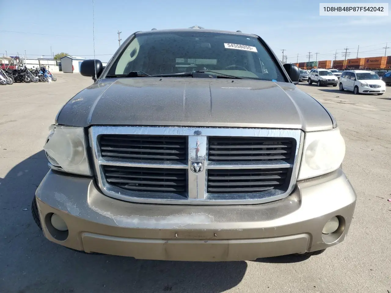 2007 Dodge Durango Slt VIN: 1D8HB48P87F542042 Lot: 54558055