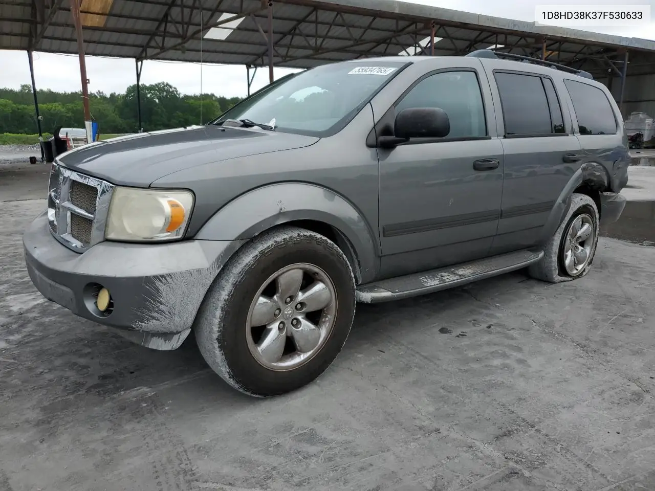 2007 Dodge Durango Sxt VIN: 1D8HD38K37F530633 Lot: 55934765