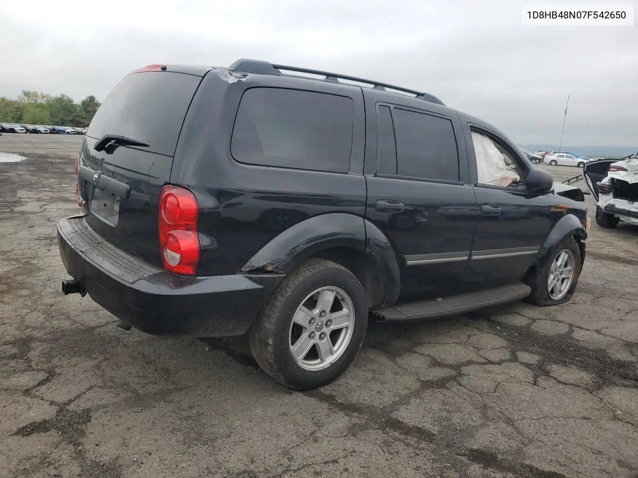 2007 Dodge Durango Slt VIN: 1D8HB48N07F542650 Lot: 55937315