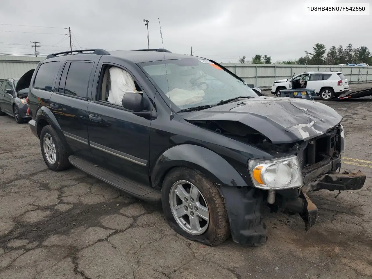 2007 Dodge Durango Slt VIN: 1D8HB48N07F542650 Lot: 55937315