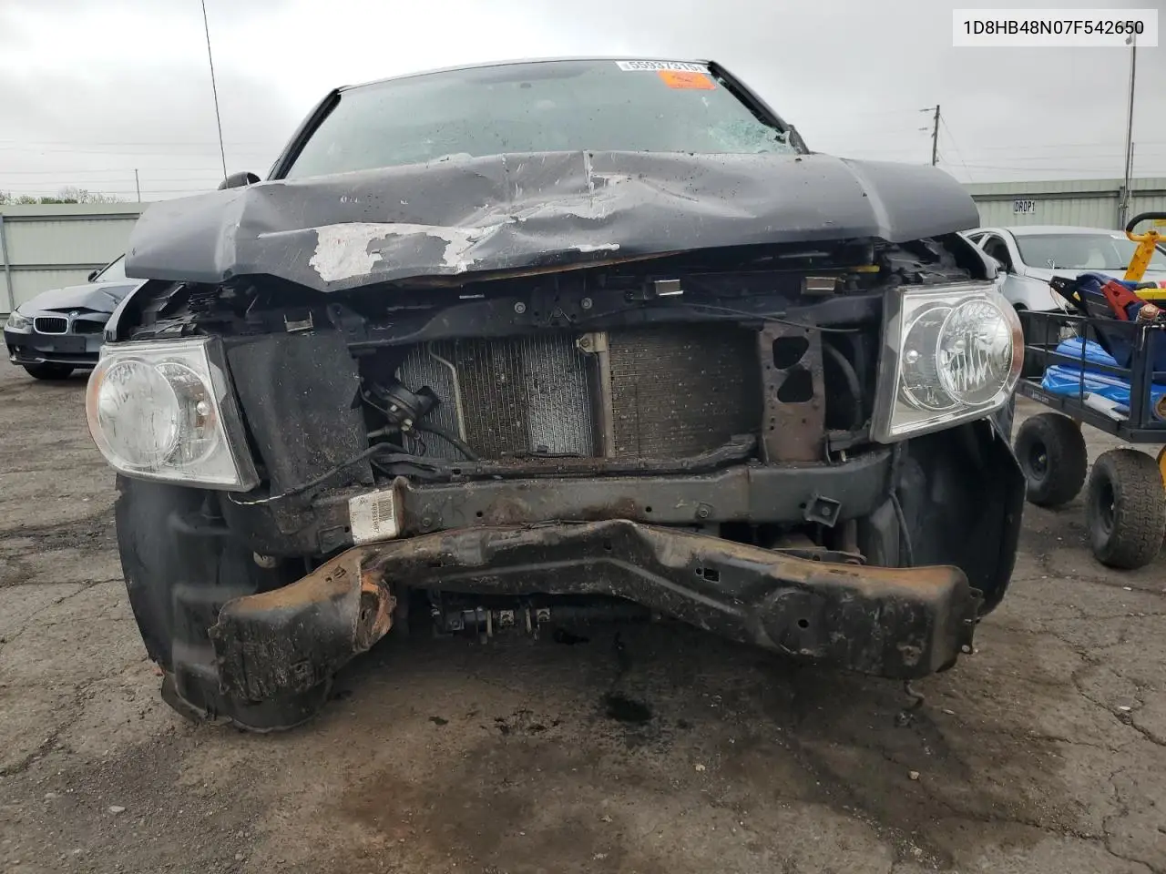 2007 Dodge Durango Slt VIN: 1D8HB48N07F542650 Lot: 55937315