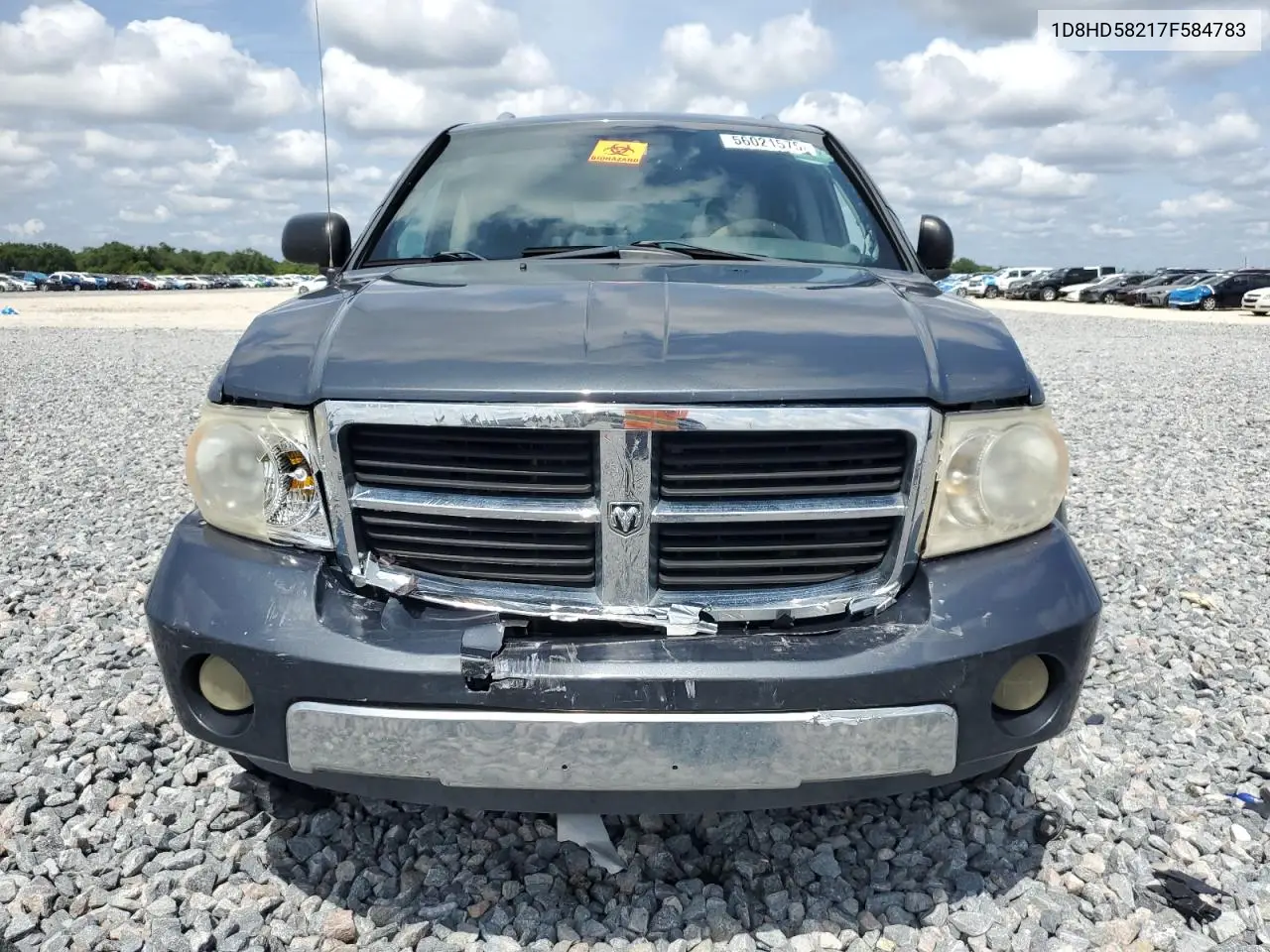 2007 Dodge Durango Limited VIN: 1D8HD58217F584783 Lot: 56021575
