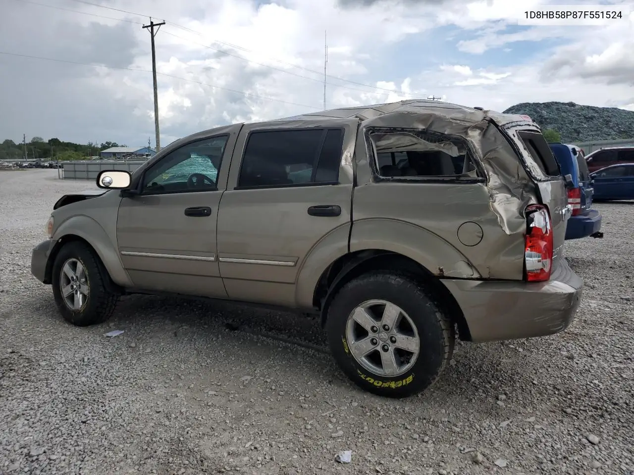 2007 Dodge Durango Limited VIN: 1D8HB58P87F551524 Lot: 56452955
