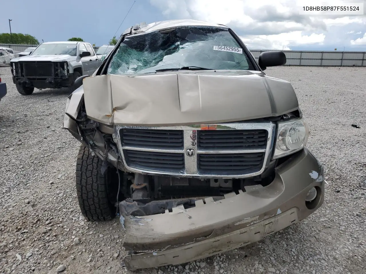 2007 Dodge Durango Limited VIN: 1D8HB58P87F551524 Lot: 56452955