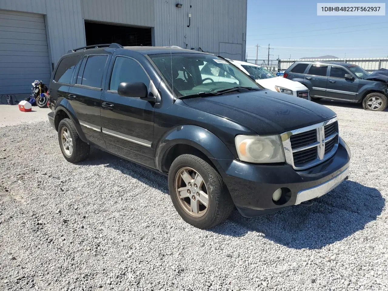 2007 Dodge Durango Slt VIN: 1D8HB48227F562937 Lot: 58862735