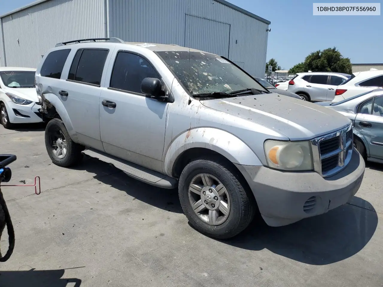 2007 Dodge Durango Sxt VIN: 1D8HD38P07F556960 Lot: 58940095