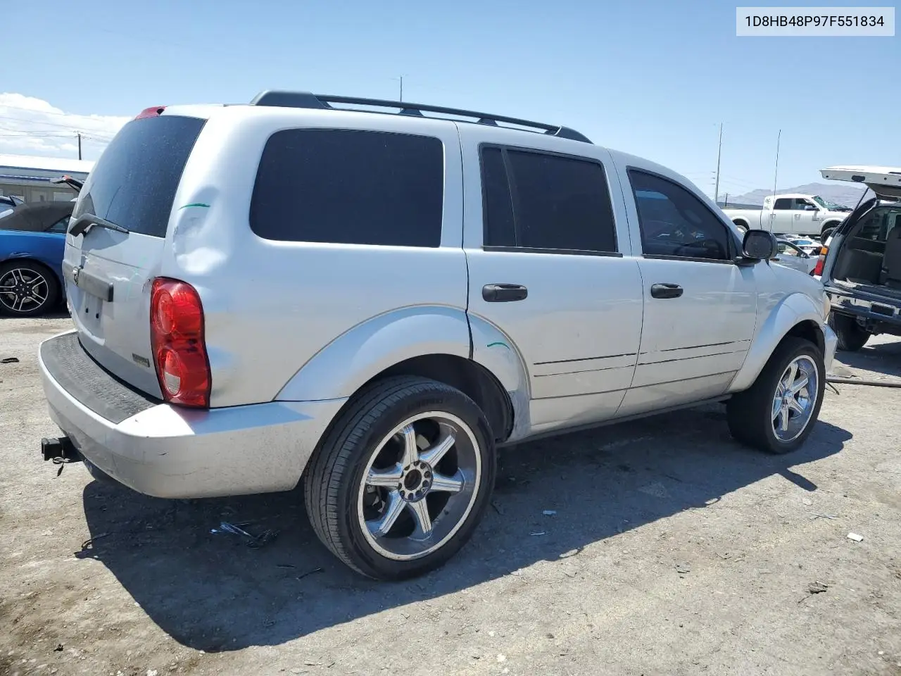 2007 Dodge Durango Slt VIN: 1D8HB48P97F551834 Lot: 60083815