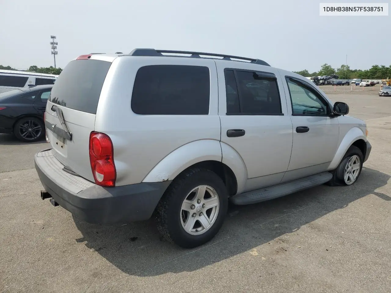 2007 Dodge Durango Sxt VIN: 1D8HB38N57F538751 Lot: 61008345