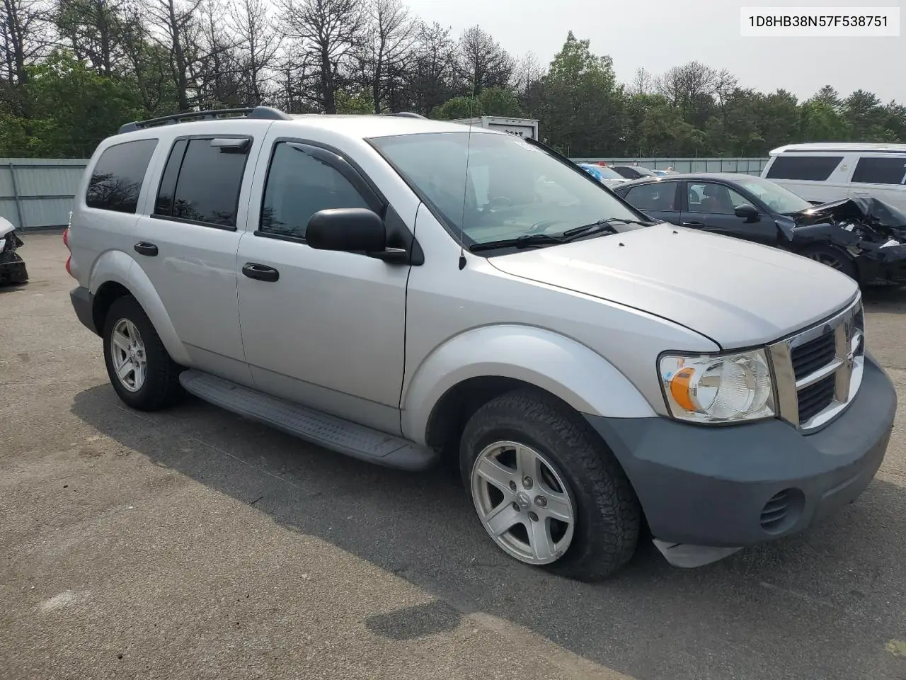 2007 Dodge Durango Sxt VIN: 1D8HB38N57F538751 Lot: 61008345