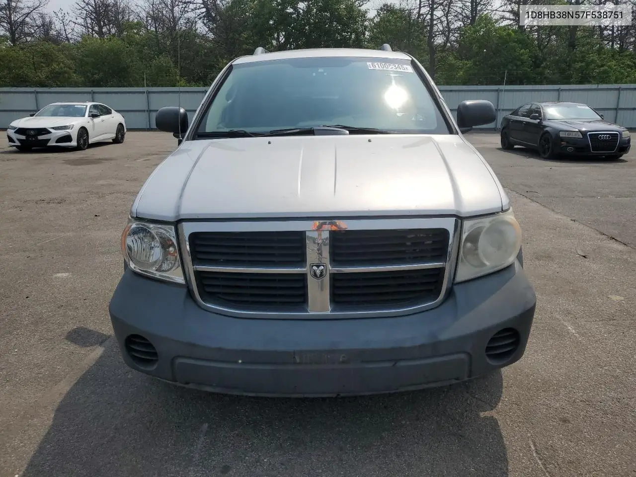 2007 Dodge Durango Sxt VIN: 1D8HB38N57F538751 Lot: 61008345