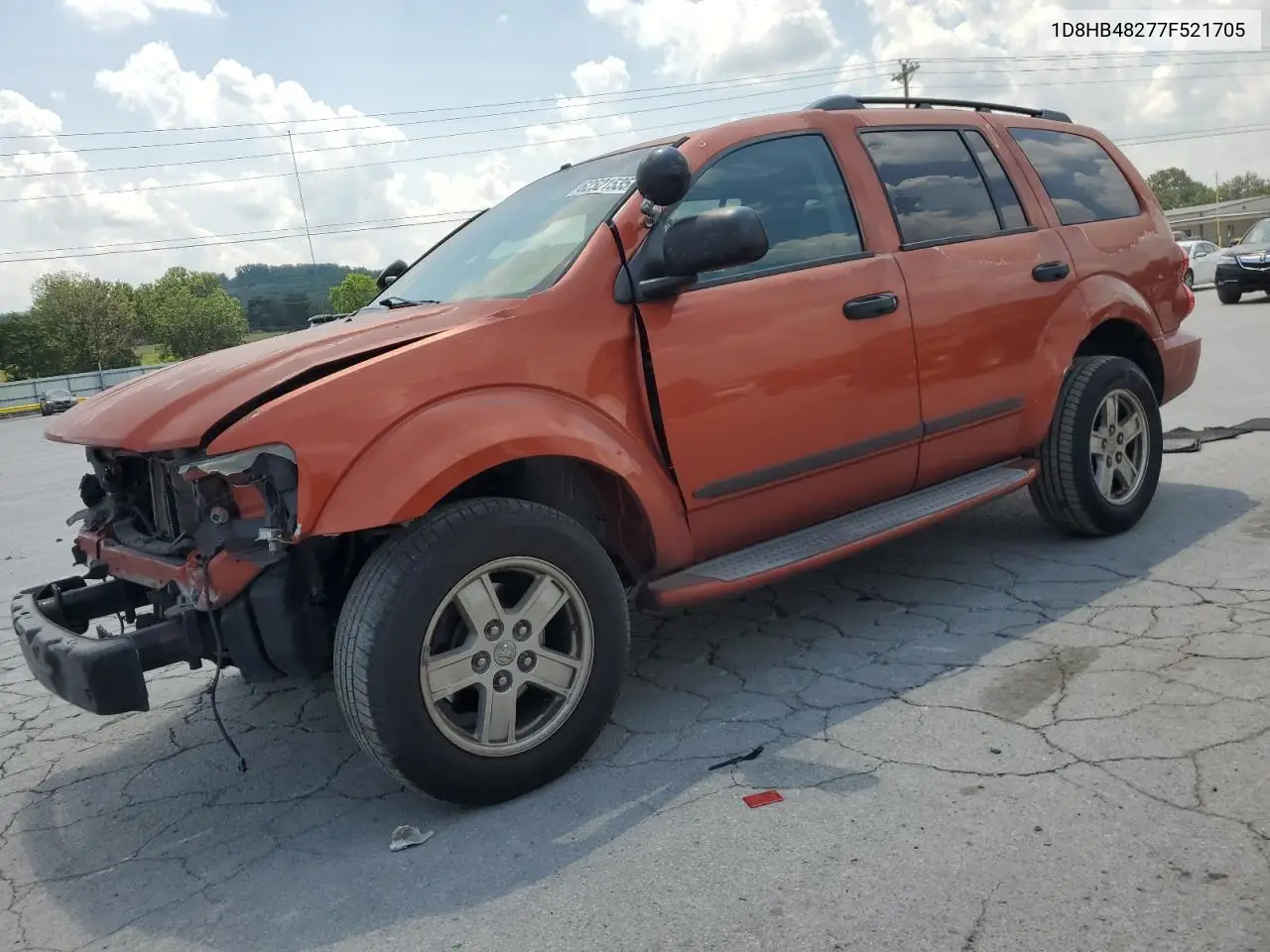 2007 Dodge Durango Slt VIN: 1D8HB48277F521705 Lot: 62521535