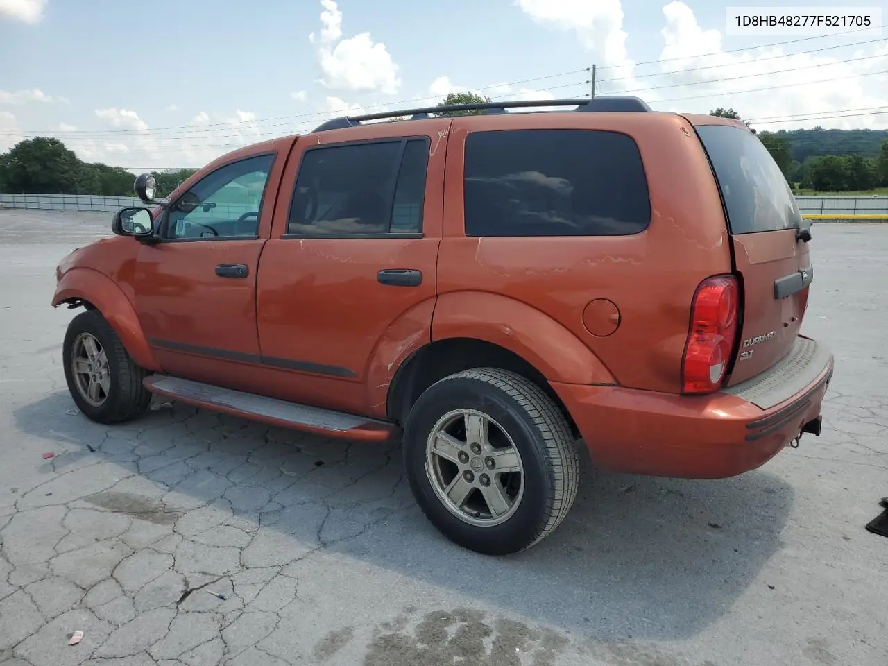 2007 Dodge Durango Slt VIN: 1D8HB48277F521705 Lot: 62521535